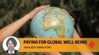 Paying for global well-being, climate change