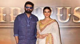 Actors Prabhas and Kriti Sanon
