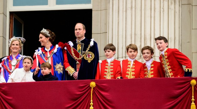 Prince Louis at King Charles' coronation