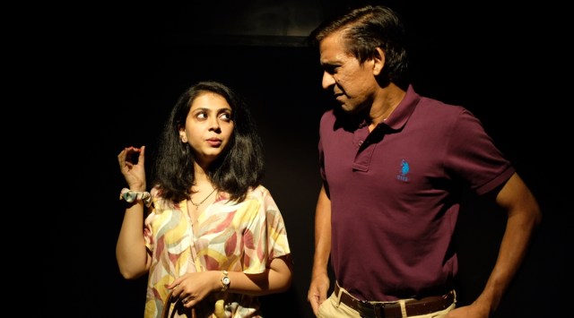 Marathi play Ucchhad, Anupam Barve’s hit, 5th show at The Box, commercially successful play, God of Carnage, French playwright Yasmina Reza, indian express, indian express news