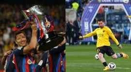 Robert Lewandowski and Lionel Messi