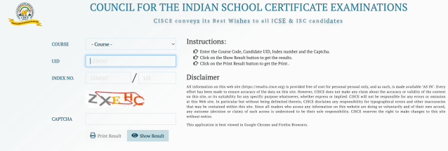 icse isc result declared