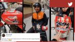 Swiggy delivery executive decorates bike with RCB stickers