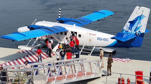 Tender launched for operator for seaplane service between Sabarmati riverfront and Statue of Unity