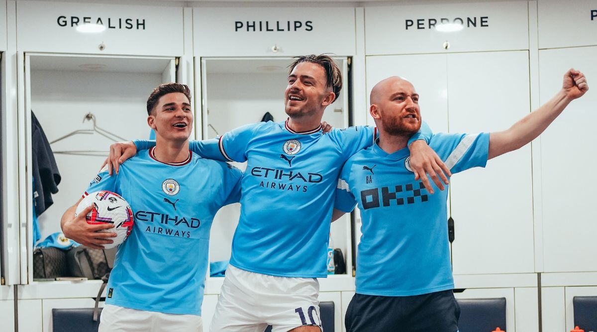 Manchester City celebrate Premier League title win with special