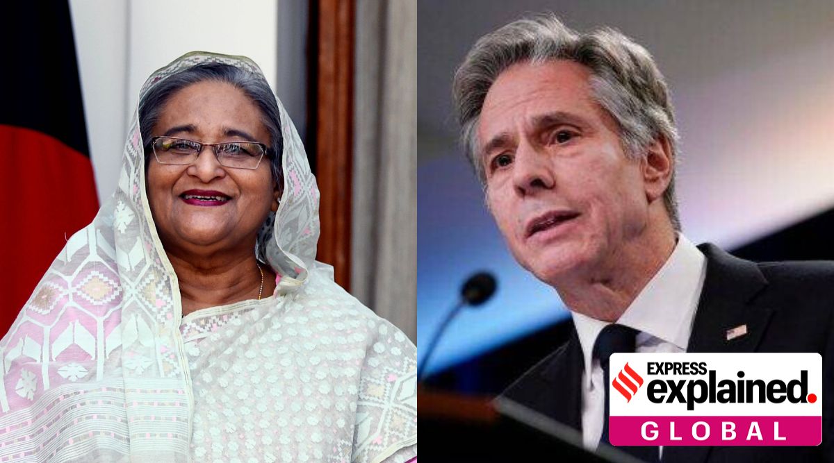 bangladesh pm sheikh hasina and us secretary of state antony blinken.