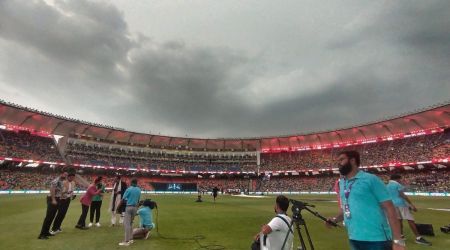 Ahmedabad rains stall IPL match