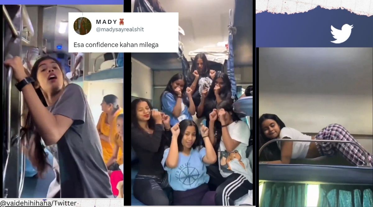 10th Class Ammayilu Sex Video - Watch: Video of girls dancing in train goes viral, netizens laud their  confidence | Trending News,The Indian Express