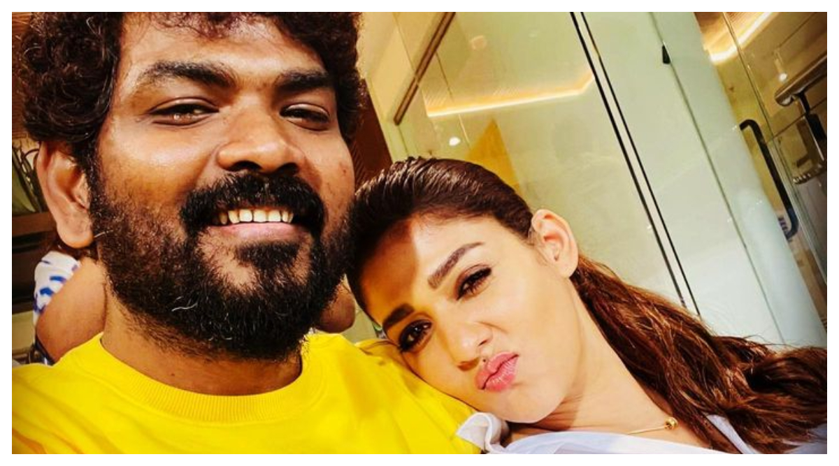 Nayanthara and Vignesh Shivan cheer for MS Dhoni at IPL match in ...
