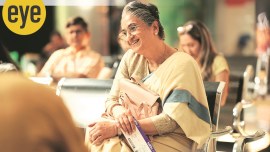 Meet Mumbai-based Viji Venkatesh who made her debut with the Malayalam film Pachuvum Athbutha Vilakkum at the age of 71