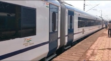 Vande Bharat express train from Mumbai to goa trial