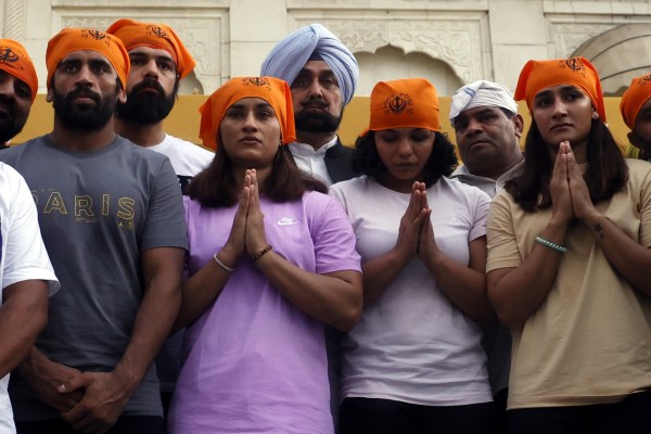 Wrestlers Bangla Sahib Gurudwara