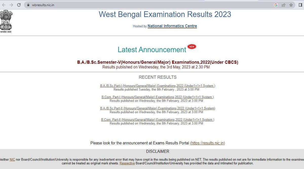 Wbchse West Bengal Hs Result 2023 Link Education