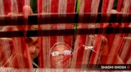 WhatsApp Image 2023-05-19 at 9.26.38 AM (1) west bengal, basirhat, amtala, north 24 parganas, towl, towel weaver, towel weaving, art, artist, dying art, india, indian express