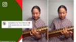 Woman recreates Bhediya’s song ‘Apna Bana Le’ on a veena