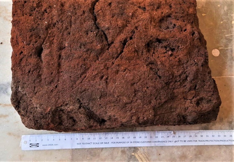 large brick, Telangana artefacts, indian express 