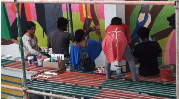 Aravani Art Project, LGBTQ community, lgbtqi community, spider-women, spiderwomen, LGBTQ artworks, Koovagam Festival, Indian Express, India news, current affairs