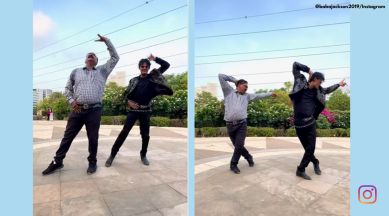 Baba Jackson dance collab Mumbai police