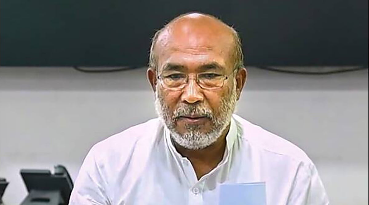 Manipur CM appeals for surrender of looted arms, asks people not to block roads