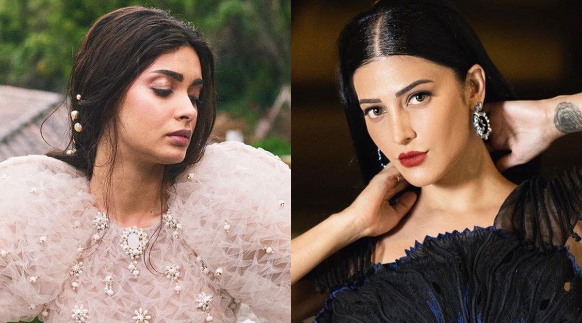 Cannes 2023 Shruti Haasans sustainable dress, Diana Pentys pearl-encrusted outfit win hearts on the red carpet Fashion News