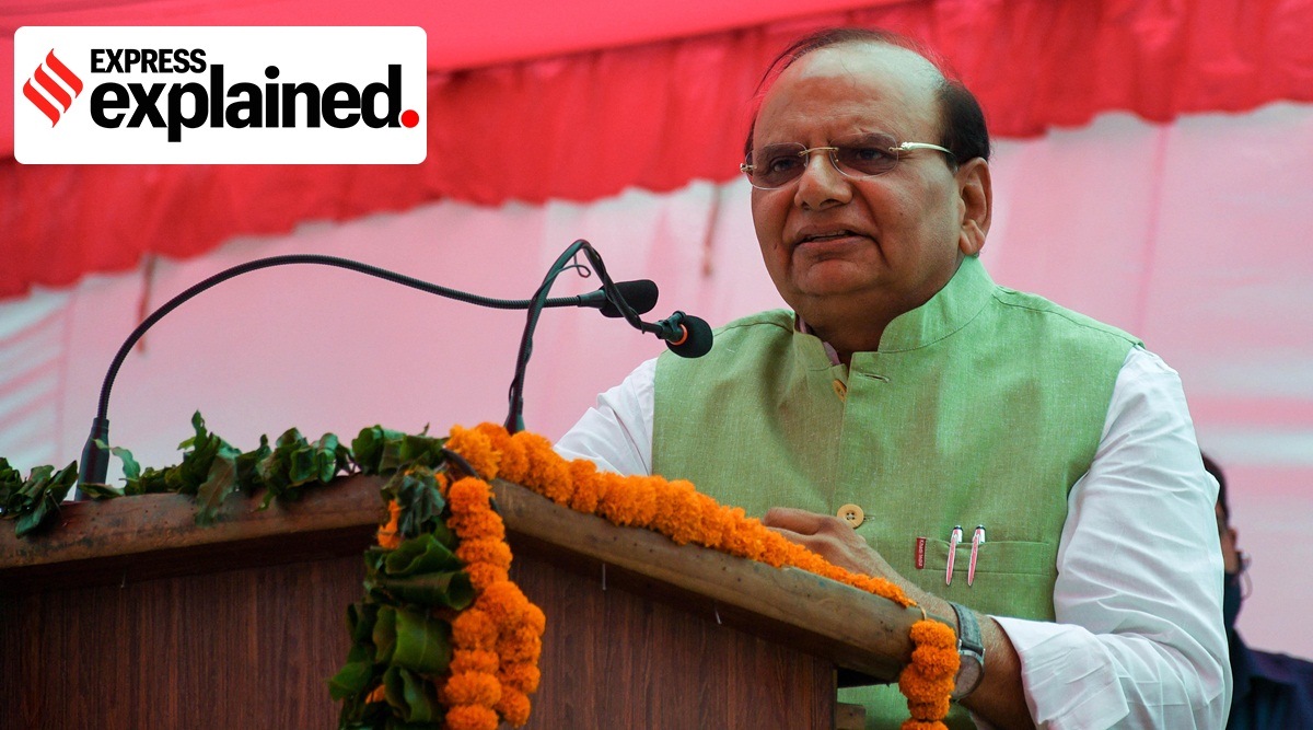 The lieutenant governor of Delhi Vinay Kumar Saxena.