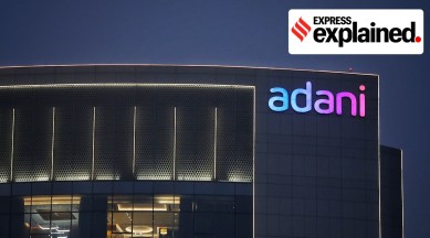 A view of Adani group corporate office at Adani Shantigram township in Ahmedabad.