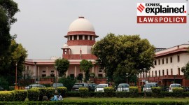 A view of Supreme Court of India.