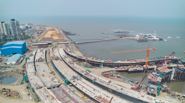 Brihanmumbai Municipal Corporation, Mumbai Coastal Road, coastal highway, coastal road project, Eknath Shinde, Devendra Fadnavis, under construction roads in Mumbai, indian express, indian exprewss news