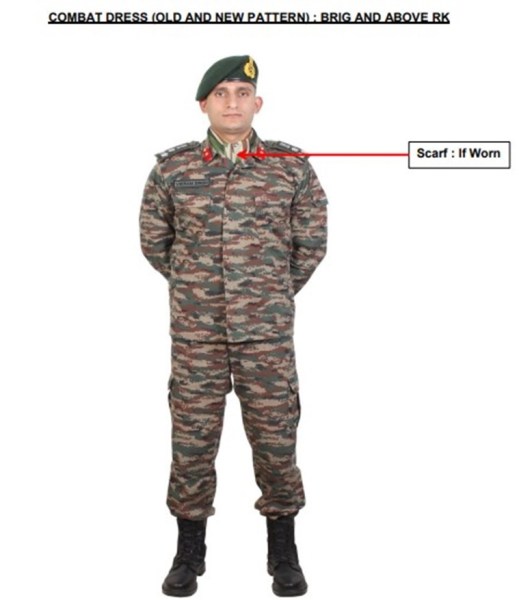 Defence news - Old and new combat Uniform of Indian Army