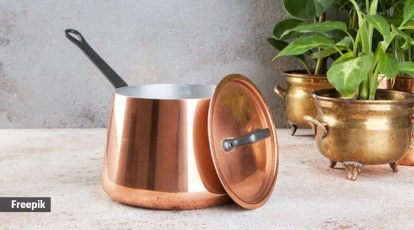 Try this effective solution to clean copper and brass utensils