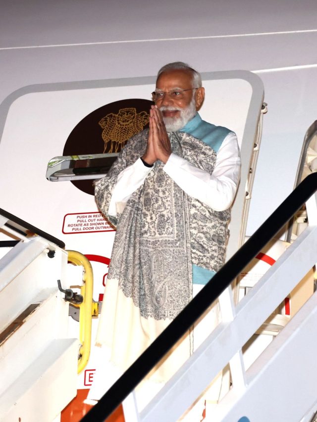 Pm Modi Lands In Australia To Hold Talks With Albanese The Indian Express 7533