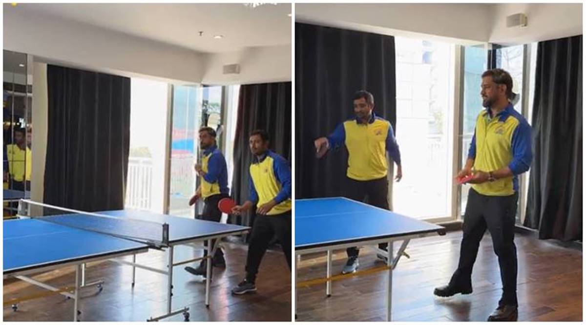 Ms dhoni’s csk unwind before chennai vs mumbai in ipl 2023