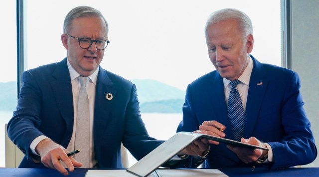 Joe biden, Anthony Albanese, G7