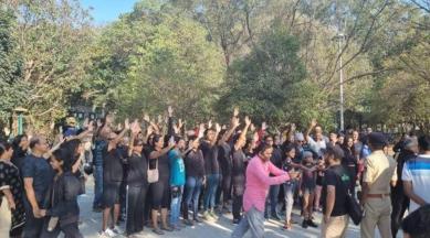 Sankey Road Flyover protesters