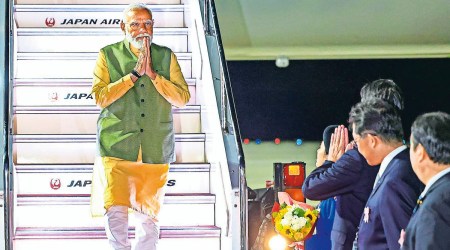 G7 Summit, PM Modi in Hiroshima, PM Modi G7 Summit meet, PM Modi in Japan, Modi Japan visit, Quad Summit, Quad Summit 2023, Indian Express