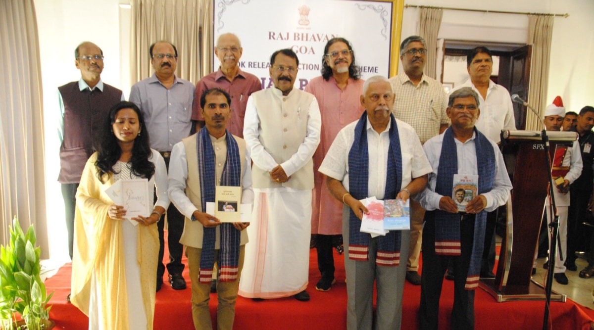 goa raj bhavan, first time authors, goa news, indian express
