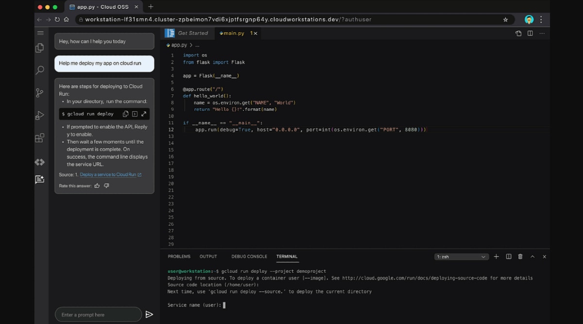 google cloud chat assistance featured