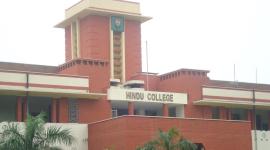 hindu college du students protest