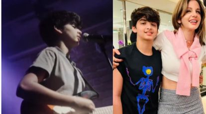 Hrithik Roshan's son Hridaan gives solo performance on guitar, proud mom  Sussanne Khan shares video | Bollywood News - The Indian Express