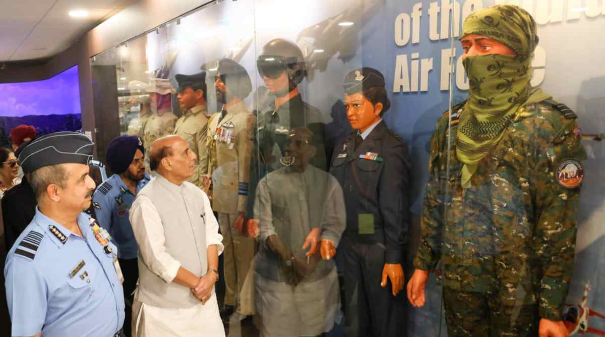 Rajnath Singh chandigarh iaf heritage centre