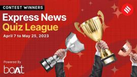 express news quiz league contest winners announcement