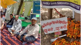 jantar mantar protest army veterans