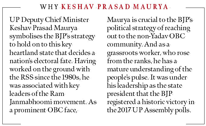 Uttar Pradesh Deputy Chief Minister Keshav Prasad Maurya during the Idea Exchange