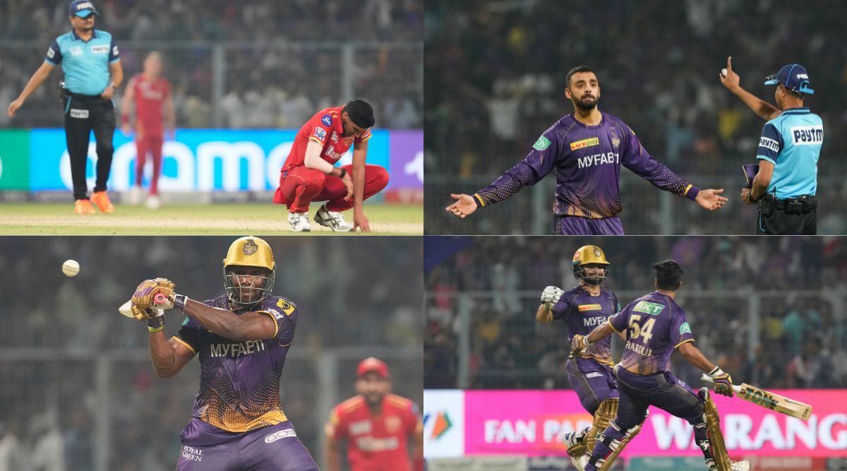 Bengaluru : KKR's Andre Russell in action during the IPL 2023 match