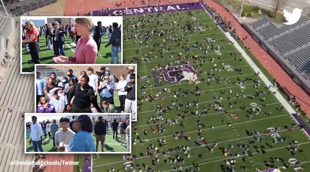 ‘What Fun’ US high school students attempt to break the world record for largest water balloon