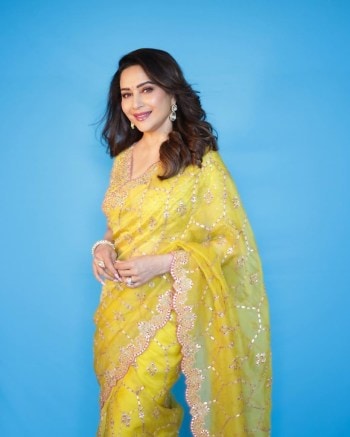 Madhuri Ki Xvideo - On Madhuri Dixit's birthday, take a look at her best sari moments |  Lifestyle Gallery News - The Indian Express