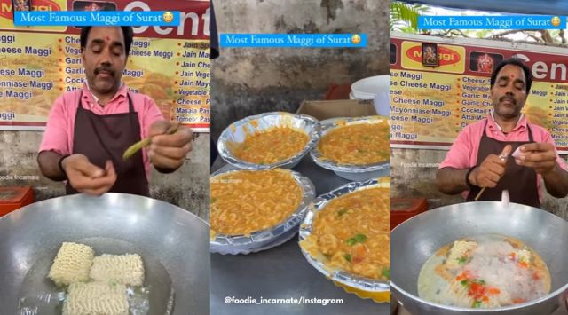 ‘Noodles or khichdi?’: Surat’s ‘most famous maggi’ leaves netizens ...