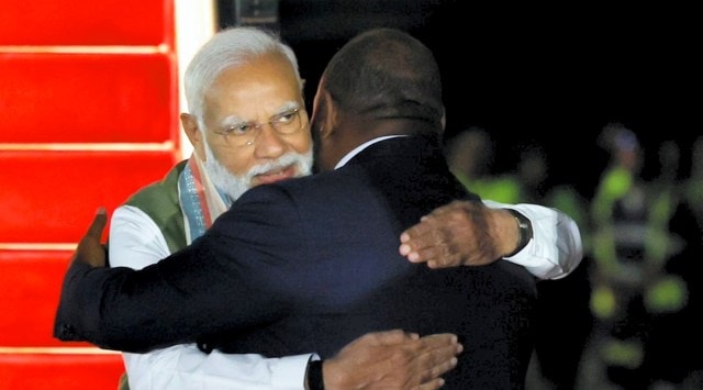 Watch | Papaua New Guinea PM accords warm welcome to PM Modi, touches ...