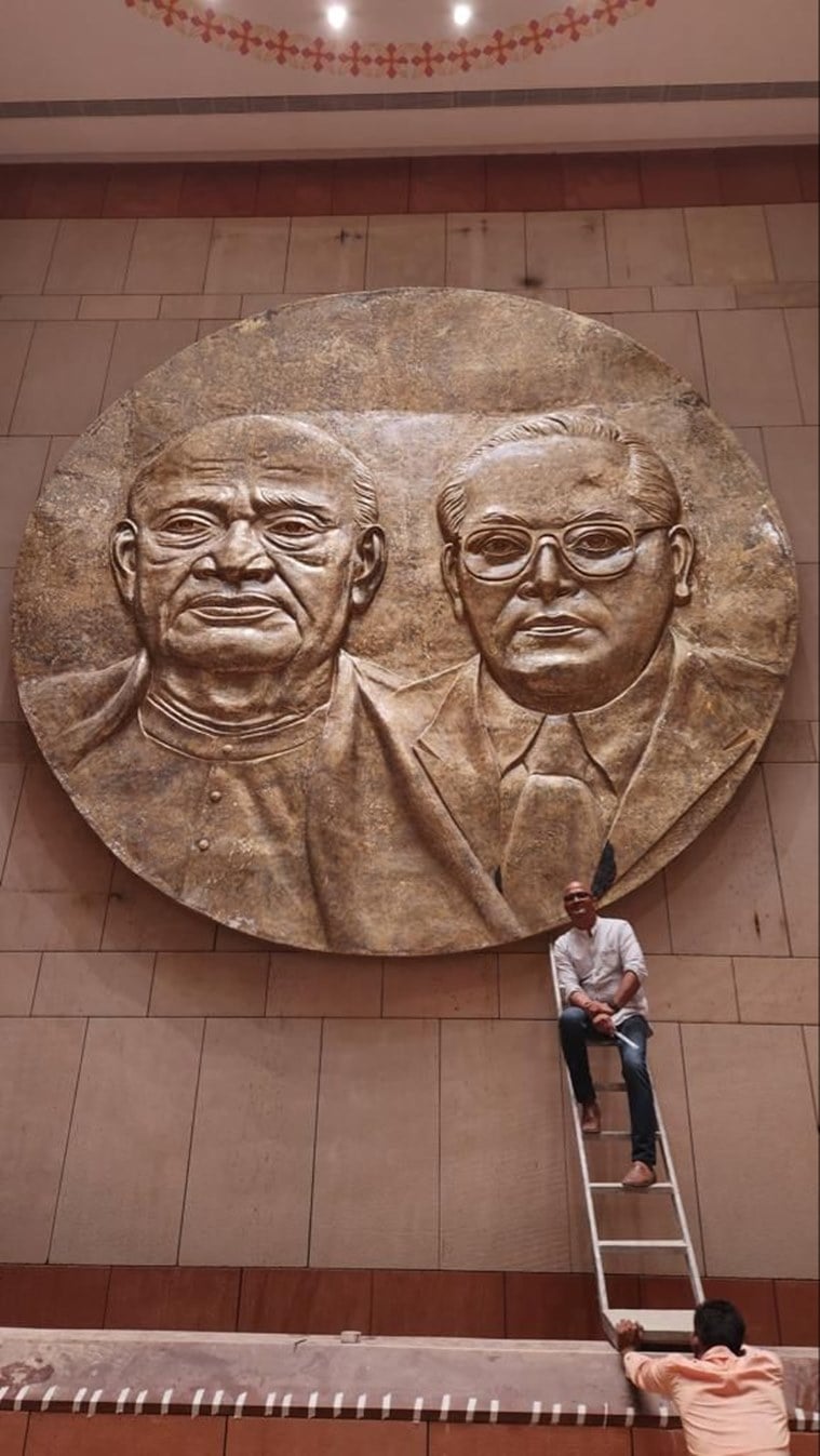 naresh kumawat samudra manthan mural parliament