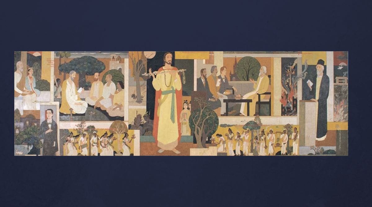 murals in parliament